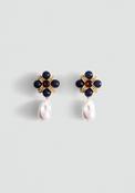 Dangle Pearl Earrings - Gold