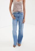 Danila High Waisted Wide Leg Jeans - Denim Blue