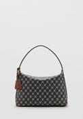 Small Shoulder Bag With Logo Print - Blue
