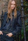 Denim Bomber Jacket - Blue