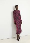 Animal Print Dress - Pink