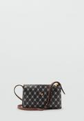 Shoulder Bag With Printed Logo - Blue