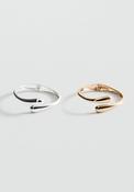 Thin Rigid Bracelet - Gold
