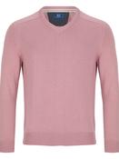 Long Sleeve V Neck Sweater - Pink
