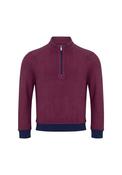 1/4 Zip Sweatshirt - Red