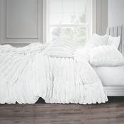 Chunky Cord Duvet Set - White