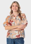 Printed Shirt - Orange image
