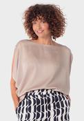 Wide Sleeved Blouse - Beige image