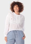 Embroidered Blouse - White image