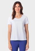 Basic T-Shirt With Gemstones - White image