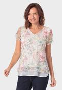Mesh Printed T-Shirt - Green