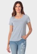 Striped T-Shirt - Blue image