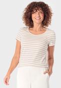 Striped T-Shirt - Beige image