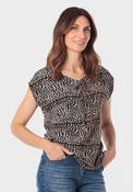 Ethnic Print T-Shirt - Black image