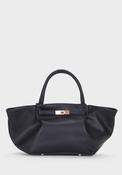 Tote Bag With Removable Shoulder Strap - Navy
