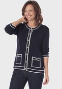 Two Tone Jacket - Navy