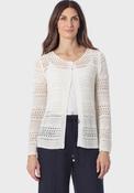Openwork Cardigan - White