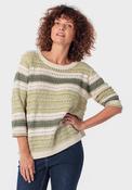 Multicoloured Sweater - Green