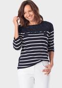 Striped Sweater - Navy image