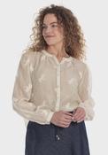 Embroidered Shirt - Beige