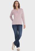Buttoned Polo - Pink