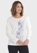 Cashmere Print T-Shirt - White
