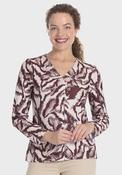 Rhinestone Printed T-Shirt - Brown Chocolate