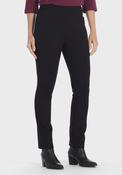 Push-Up Elastic Waist Trousers - Black