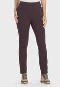 Push-Up Elastic Waist Trousers - Brown Chocolate
