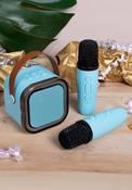 Karaoke Machine 2 Mics - Blue