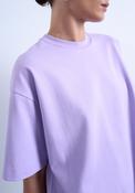Victoria Short Sleeve Oversized T-Shirt - Purple image