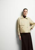 Short Trench Coat - Beige