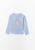 Floral Bouquet Long-sleeve T-shirt - Blue image
