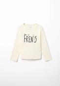 Friends Graphic Long Sleeve T-Shirt - Cream