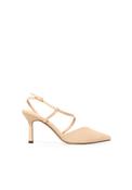 Basic Pointed Strap Stiletto - Melange Light