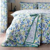 Ria Floral Quilted Bedspread 220X230Cm - Blue
