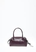Braided Shoulder Bag - Wine
