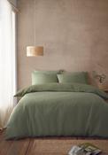 Waffle Duvet Cover Set Sage