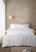Waffle Duvet Cover Set White