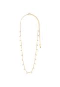 Maja Gold Plated Crystal Drop Necklace - Gold