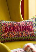Darling Ditsy Reversible Feather Filled Cushion - Multi