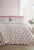 Autumn Floral Bouquet Reversible Duvet Cover Set - Beige