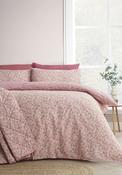 Ditsy Floral Reversible Duvet Cover Set - Pink