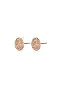 Wynonna Rose Gold Plated Rustic Earrings - Rose Gold Plated