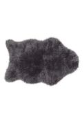 Mia Faux Fur Sheepskin Rug - Grey