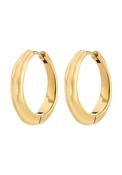 Harrison Gold Plated Hoop Earrings - Gold