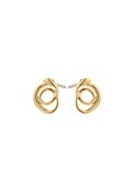 Diego Gold Plated Earrings - Gold