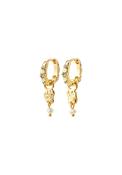 Sloan Gold Plated Pearl Earrings - Gold