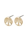 Georgina Gold Plated Stud Earrings - Gold