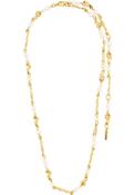 Sloan Gold Plated Pearl Necklace - Gold